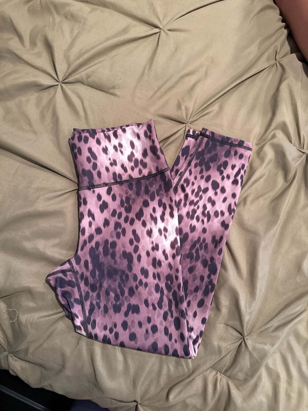 Fabletics PowerHold High-Waisted Spotted Animal Print Leggings